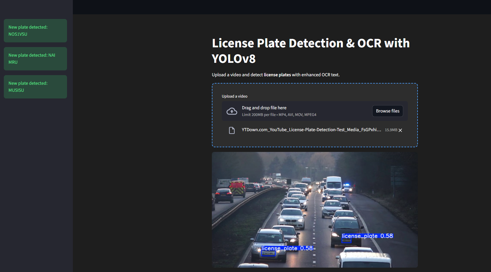 AI LICENSE PLATE DETECTOR